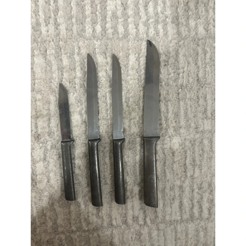 Set of 4 Stainless Steel Table Knives Utensils Kitchen‎ Dining Tools